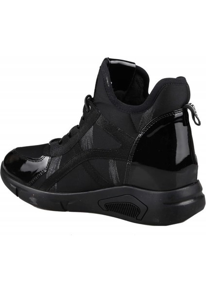 Guja 22K303-3 Dolgu Topuk Siyah Kadın Sneakers fırsatları
