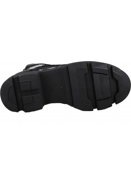 Guja 22K310-8 Dolgu Topuk Siyah Kadın Bot