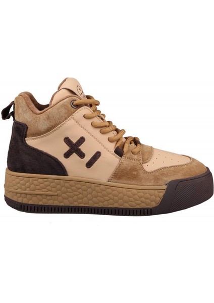 22K358-4 Camel Kadın Sneakers