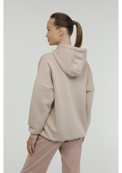 W-Marcıa Basıc Oversıze H Bej Kadın Sweatshirt fiyatları