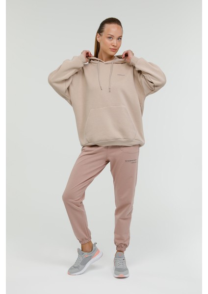 W-Marcıa Basıc Oversıze H Bej Kadın Sweatshirt modelleri