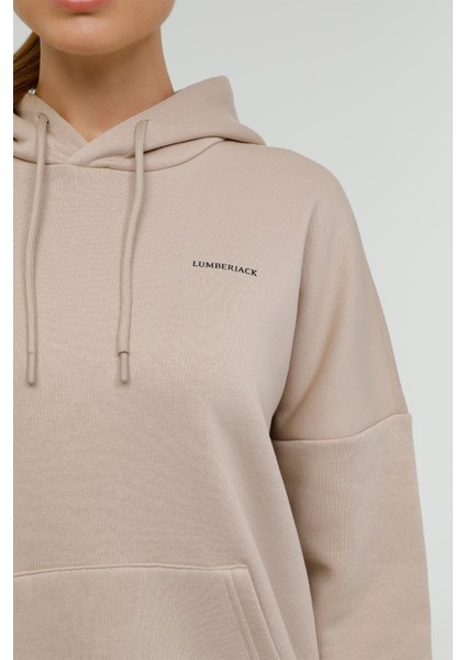 W-Marcıa Basıc Oversıze H Bej Kadın Sweatshirt fırsatları