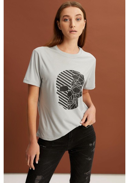Baskılı Basic T-Shirt (B22-385A) fiyatları