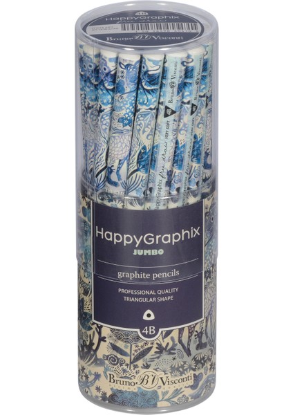 "happy Graphix" Jumbo Kurşun Kalem 4b ,3,5 Mm. Masal indirimleri