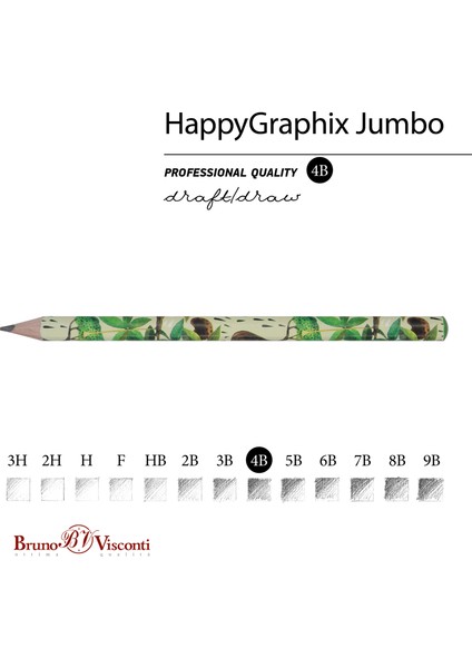"happy Graphix" Jumbo Kurşun Kalem 4b ,3,5 Mm. Baobab Ağacı fiyatları