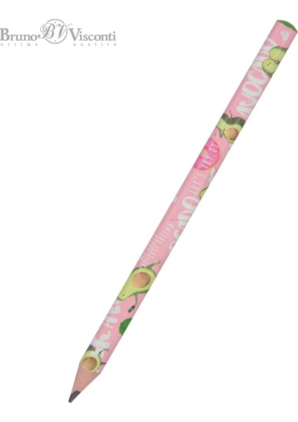 "happy Graphix" Jumbo Kurşun Kalem 4b ,3,5 Mm. Avokado