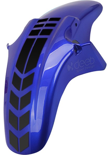 Motosiklet Çamurluk Sticker Mat Siyah Model S - 2 Adet