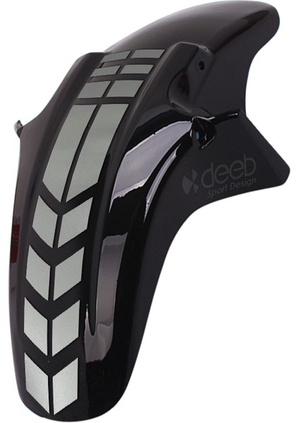 Motosiklet Çamurluk Sticker Gri Reklektif Model S - 2 Adet