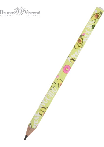 "happy Graphix" Jumbo Kurşun Kalem 4b ,3,5 Mm. Avokado
