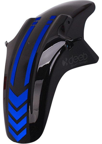 Motosiklet Çamurluk Sticker Mavi Reklektif Model x - 2 Adet