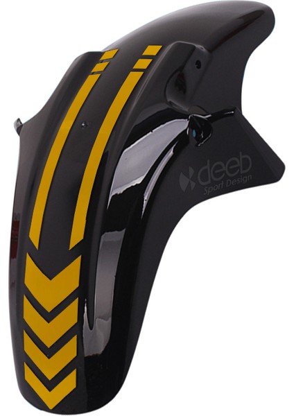 Motosiklet Çamurluk Sticker Gold Sarı Reklektif Model x - 2 Adet