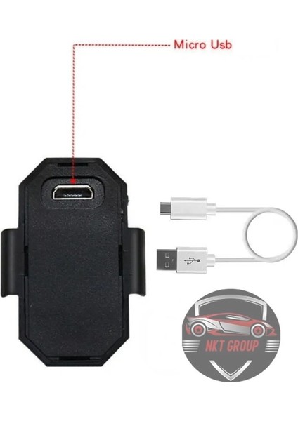 Bisiklet Mini LED Lambası 7 Farklı Mod- 20 Den Fazla Renk Kombinasyonu