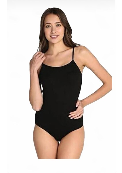 Gizem Yumuşacık Penye Ip Askılı Kancalı Çıtçıtlı Body