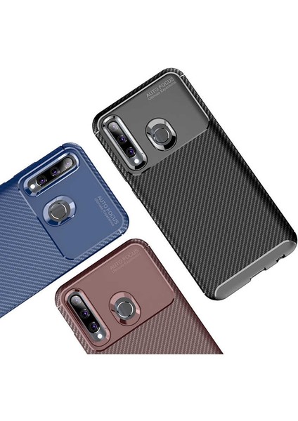 Huawei Honor 20 Lite Kılıf Karbon Desenli Yüksek Kalite Negro Silikon Kapak fiyatları