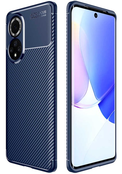 Huawei Nova 9 Kılıf Karbon Desenli Yüksek Kalite Negro Silikon Kapak