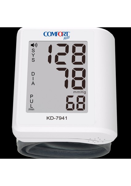 Comfort Plus KD-7941 Bilekten Ölçme Türkçe Konuşan Tansiyon Aleti