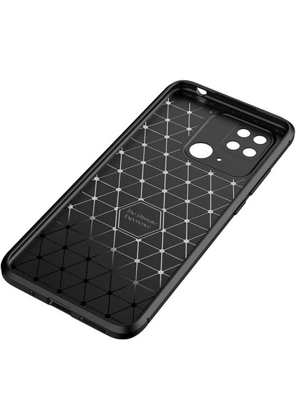 Xiaomi Poco C40 Kılıf Karbon Desenli Yüksek Kalite Negro Silikon Kapak