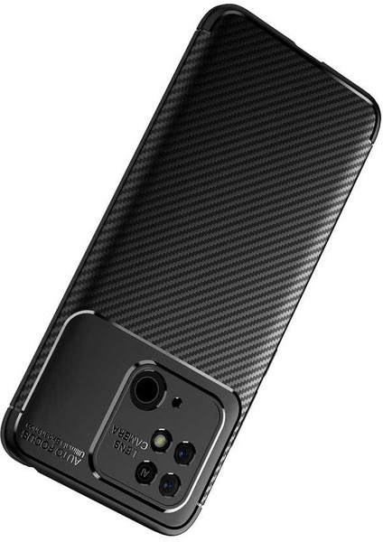 Xiaomi Poco C40 Kılıf Karbon Desenli Yüksek Kalite Negro Silikon Kapak