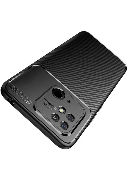 Xiaomi Poco C40 Kılıf Karbon Desenli Yüksek Kalite Negro Silikon Kapak