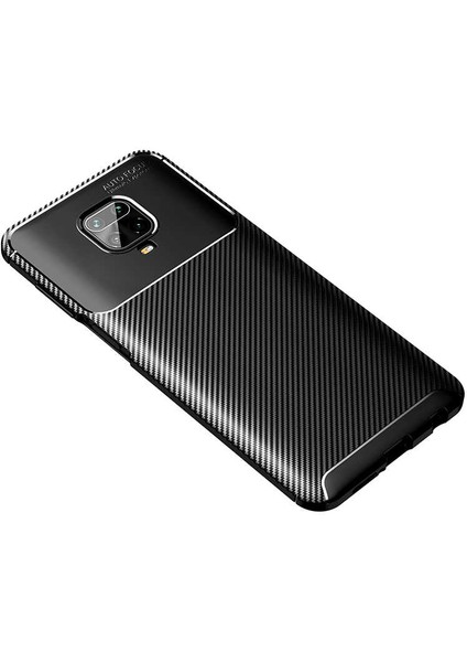 Xiaomi Redmi Note 9s Kılıf Karbon Desenli Yüksek Kalite Negro Silikon Kapak