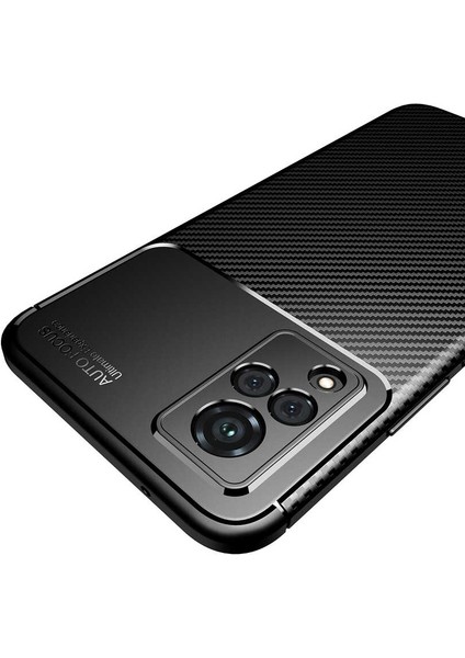 Vivo V21 Kılıf Karbon Desenli Yüksek Kalite Negro Silikon Kapak