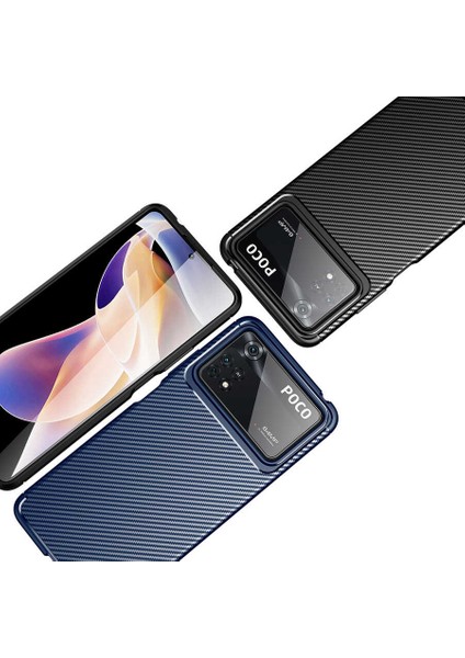 Xiaomi Poco X4 Pro 5g Kılıf Karbon Desenli Yüksek Kalite Negro Silikon Kapak indirimleri