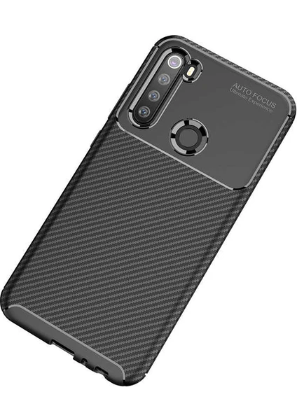 Kip GSM Xiaomi Redmi Note 8t Kılıf Karbon Desenli Yüksek Kalite Negro Silikon Kapak