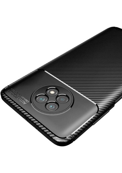 Xiaomi Redmi Note 9t Kılıf Karbon Desenli Yüksek Kalite Negro Silikon Kapak