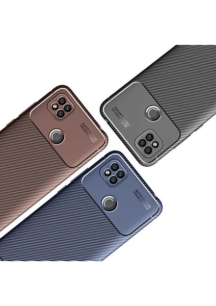 Kip GSM Xiaomi Redmi 9c Kılıf Karbon Desenli Yüksek Kalite Negro Silikon Kapak