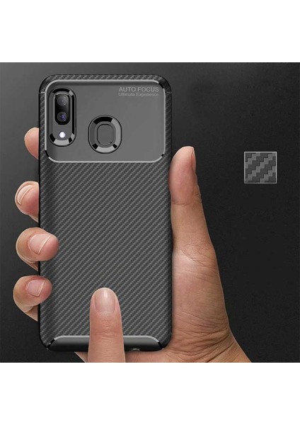 Galaxy A20 Kılıf Karbon Desenli Yüksek Kalite Negro Silikon Kapak indirimleri