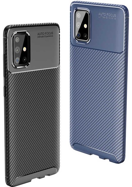 Galaxy A71 Kılıf Karbon Desenli Yüksek Kalite Negro Silikon Kapak fiyatları