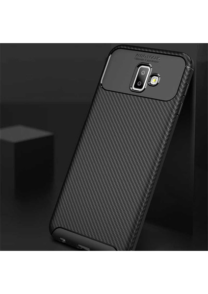 Galaxy J6 Plus Kılıf Karbon Desenli Yüksek Kalite Negro Silikon Kapak modelleri