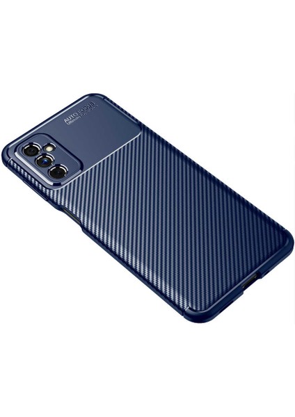 Galaxy M52 Kılıf Karbon Desenli Yüksek Kalite Negro Silikon Kapak