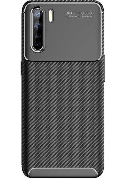 Oppo Reno 3 Kılıf Karbon Desenli Yüksek Kalite Negro Silikon Kapak modelleri