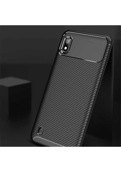 Galaxy A10 Kılıf Karbon Desenli Yüksek Kalite Negro Silikon Kapak modelleri