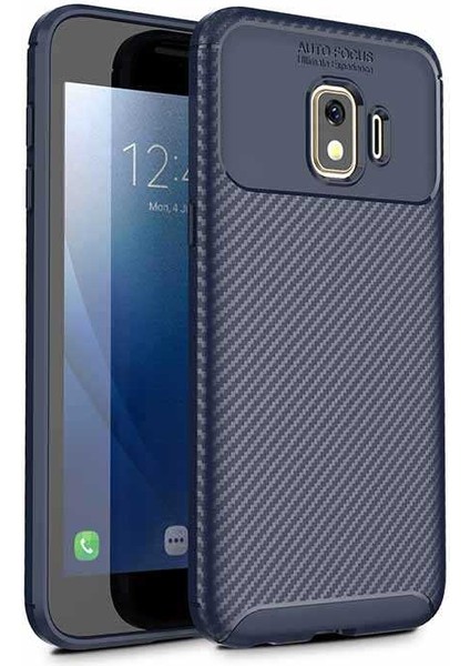 Galaxy J2 Core Kılıf Karbon Desenli Yüksek Kalite Negro Silikon Kapak