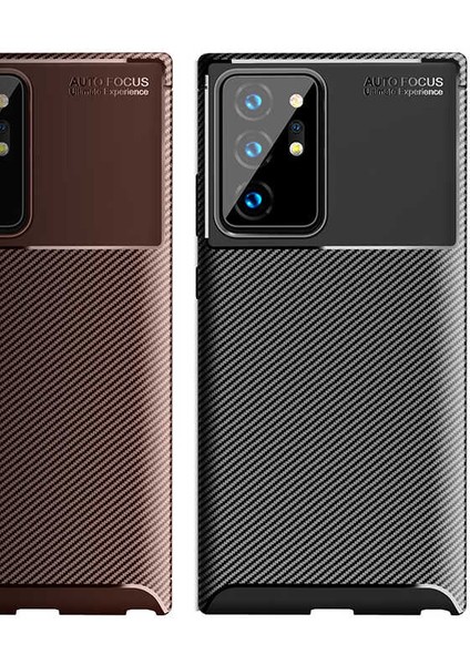 Galaxy Note 20 Ultra Kılıf Karbon Desenli Yüksek Kalite Negro Silikon Kapak modelleri