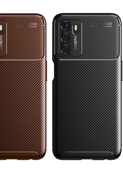 Oppo A16 Kılıf Karbon Desenli Yüksek Kalite Negro Silikon Kapak indirimleri