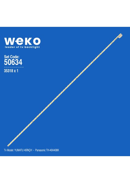 WKSET-5634 35318X1 V400HJ6-ME2-TREM1 1 Adet LED Bar