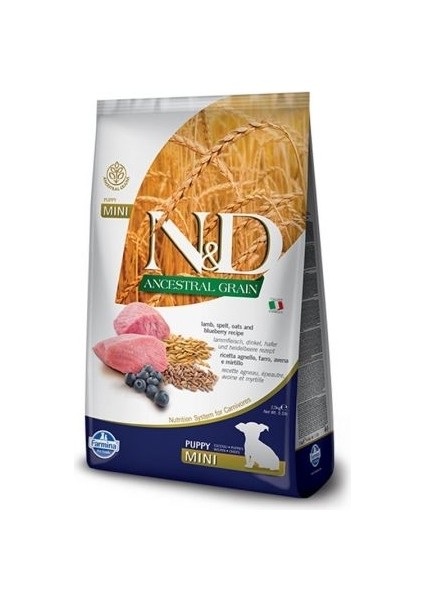 N&d Düşük Tahıllı Kuzu Etli Küçük Irk Yavru Köpek Maması 2.5 kg