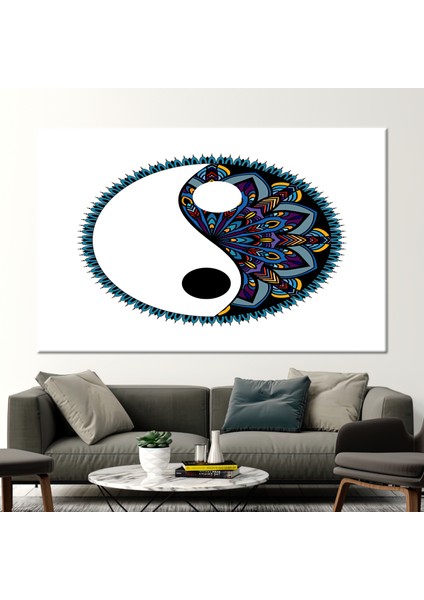 1 Parça Kanvas Tablo, Motivasyonel Kanvas Dekor, Motivasyon Sanat Eseri, Iyi Kötü Duvar Süsü,