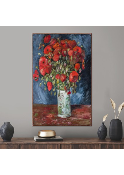 1 Parça Kanvas Tablo, Van Gogh Poppies Resim, Haşhaş Kanvas, Van Gogh Kanvas Sanatı,
