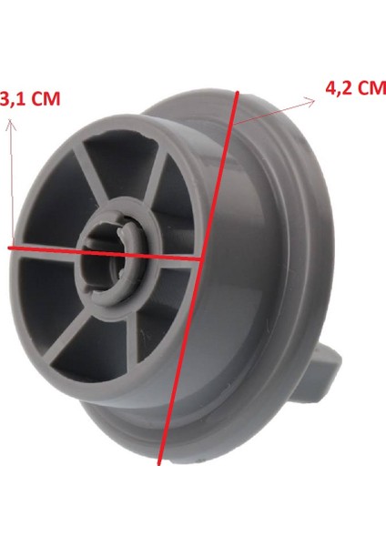 Arçelik Uyumlu 6343 Bulaşık Makinesi Sepet Tekerleği Alt Teker 4 Adet fiyatları
