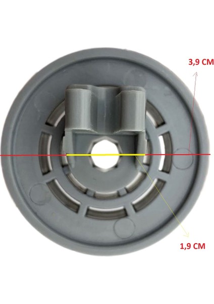 Vestel BM401I Bulaşık Makinesi Sepet Tekerleği Alt Teker 4 Adet