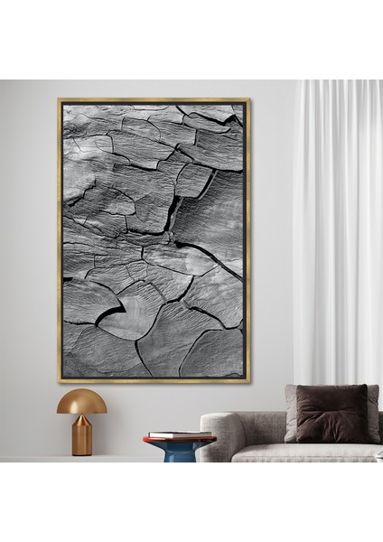 1 Parça Gold Çerçeveli Kanvas Tablo, Doğa Fotoğrafçılığı, Gri Posteri, fiyatları