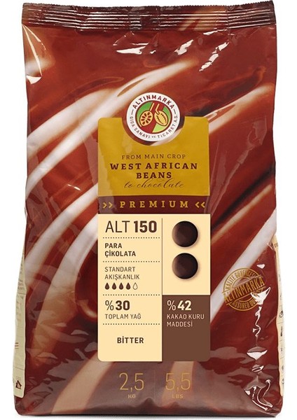 Alt150 Bitter Mini Para Çikolata 2,5 kg