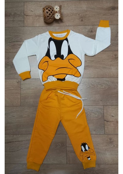 Kız Çocuk Daısy Baskılı Kompak Penye Ikili Takım fiyatları