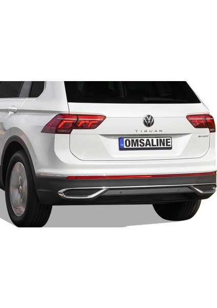 Vw Tiguan Krom Egzoz Çerçevesi 3 Parça 2020 ve Sonrası