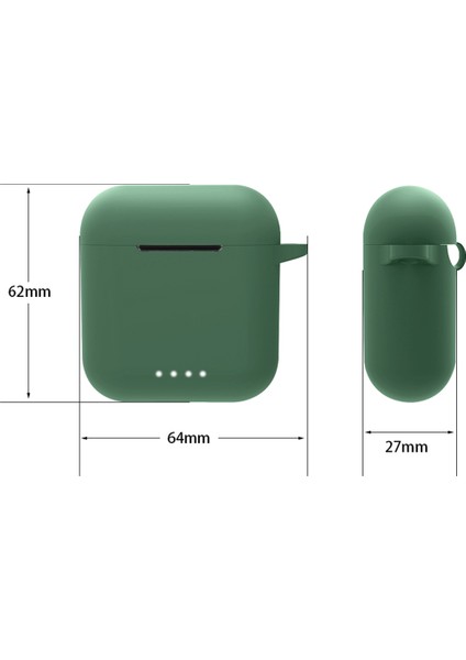 Tozo T6 Silikon Koruyucu Kablosuz Kulaklık Kılıfı - Siyah (Yurt Dışından) indirimleri