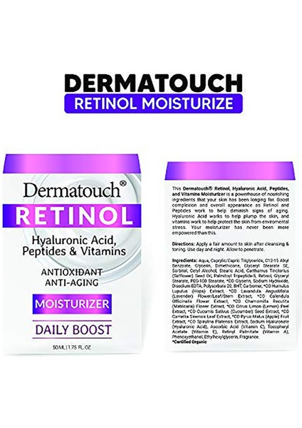 Retinol Yüz Nemlendirici Krem 50ML fırsatları